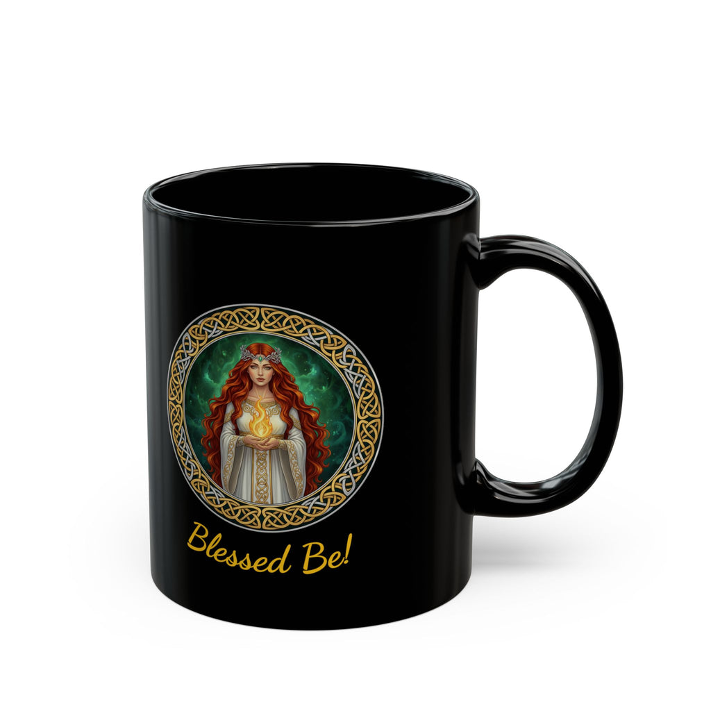 Brigid Blessing Tea Cup — Celebrate Imbolc, Spark Shine Repeat