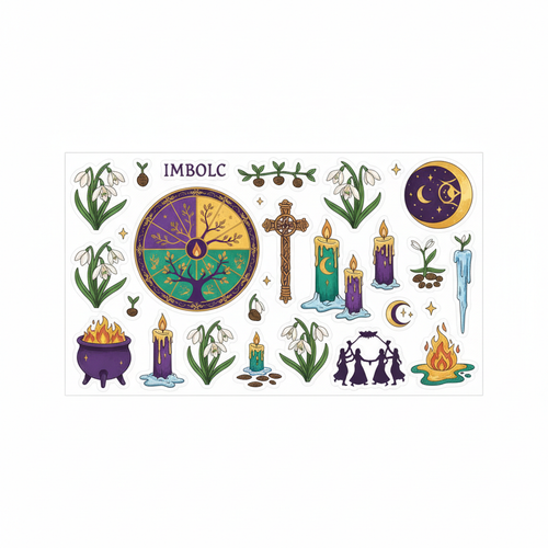 Imbolc Sticker Sheet Product Photo